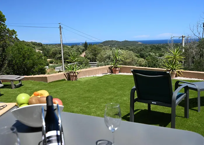 Villa Cala Di Rena, Proche Plage Pinarello, Vue Mer